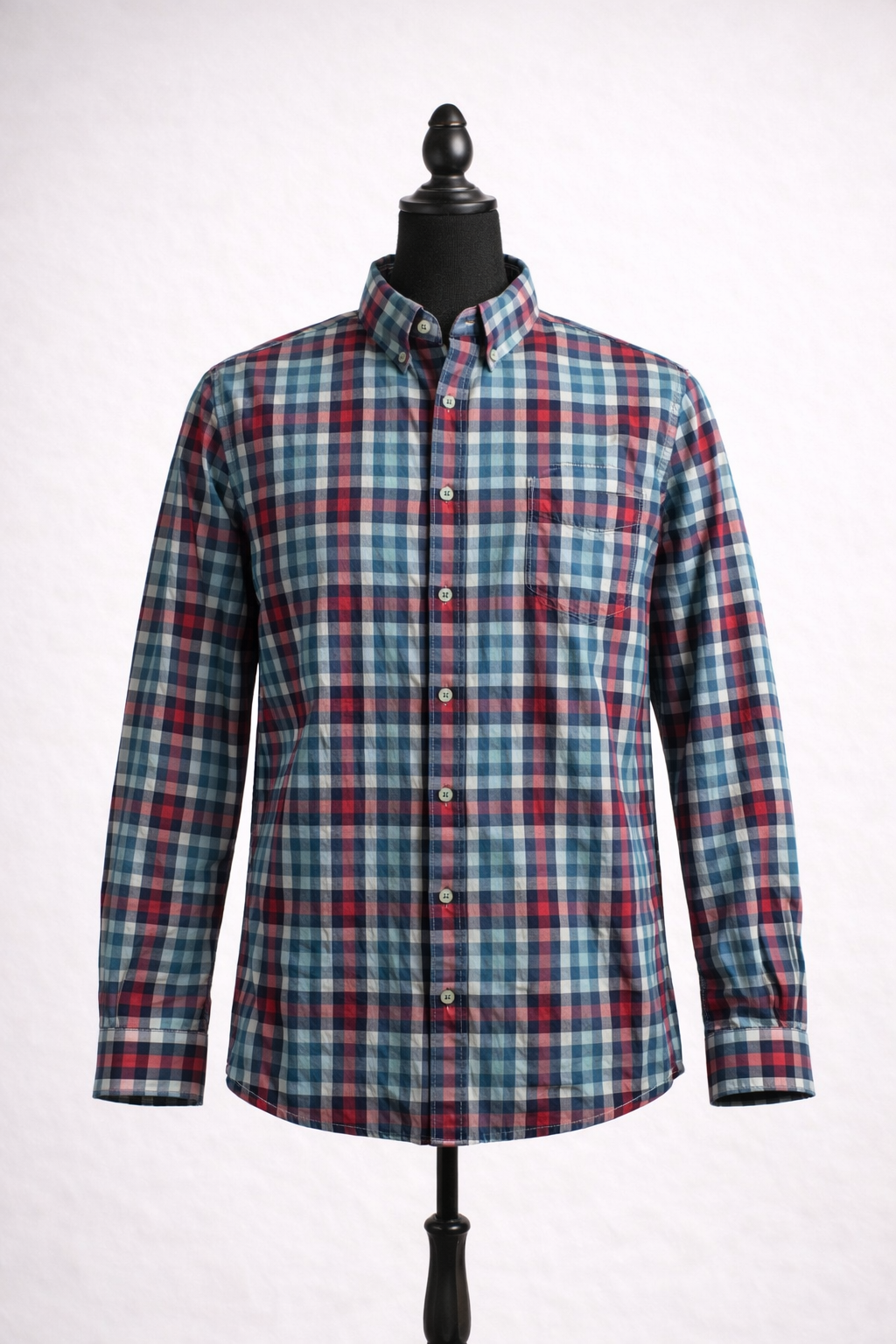 Jack Spade Plaid Cotton Shirt, Size M